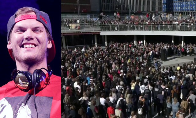 Fansen hyller Avicii i Stockholm